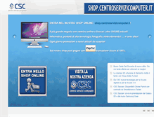 Tablet Screenshot of centroservizicomputer.it